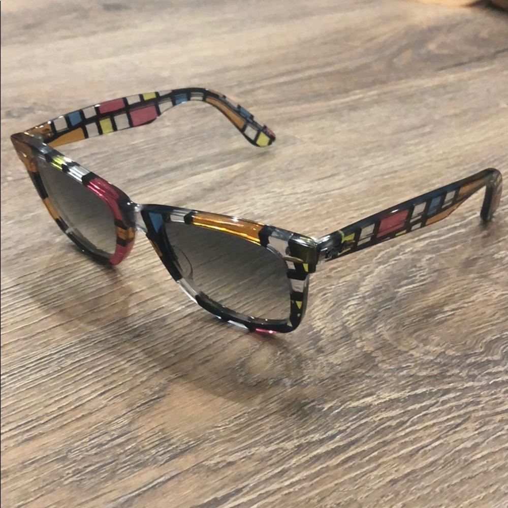 Raybans wayfarer rare prints multicolor sunglasses